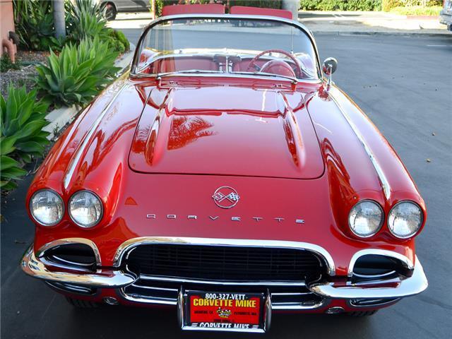 1962 Red Chevrolet Corvette Convertible
