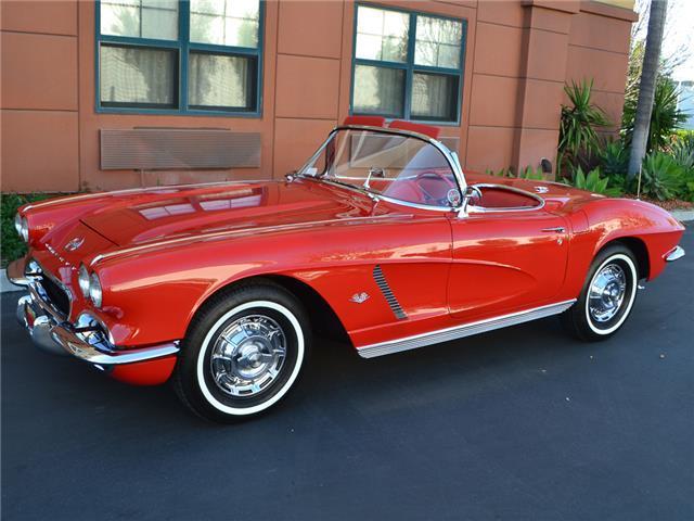 1962 Red Chevrolet Corvette Convertible