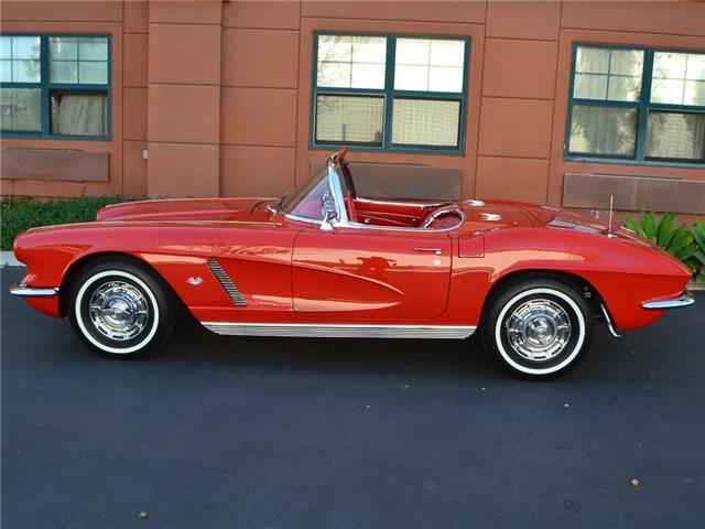 1962 Red Chevrolet Corvette Convertible