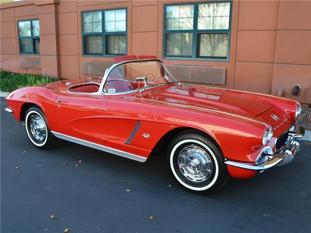 1962 Red Chevrolet Corvette Convertible