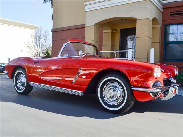 1962 Red Chevrolet Corvette Convertible