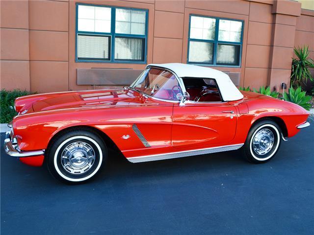 1962 Red Chevrolet Corvette Convertible