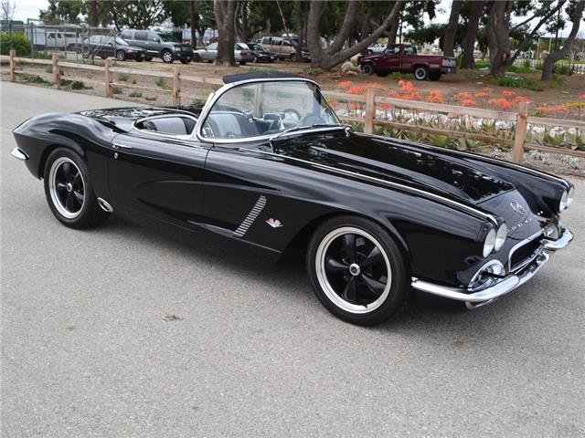 1962 Black Chevrolet Corvette Convertible