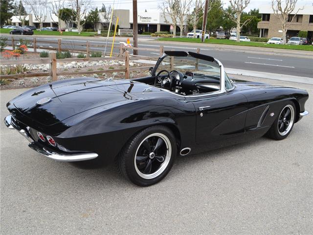 1962 Black Chevrolet Corvette Convertible