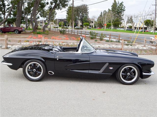 1962 Black Chevrolet Corvette Convertible