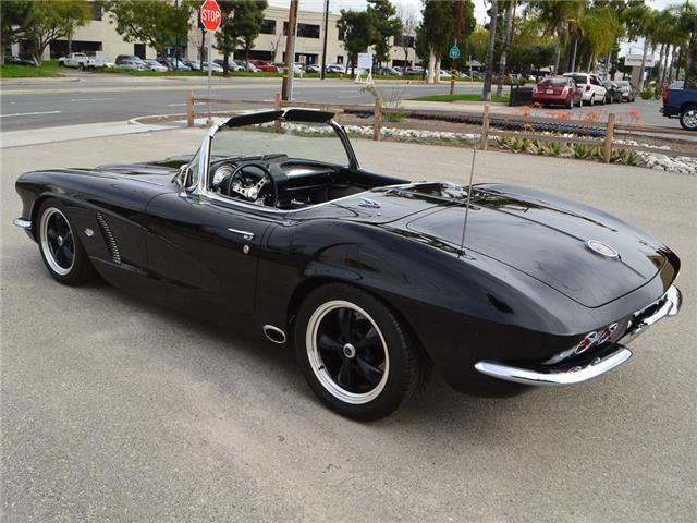 1962 Black Chevrolet Corvette Convertible