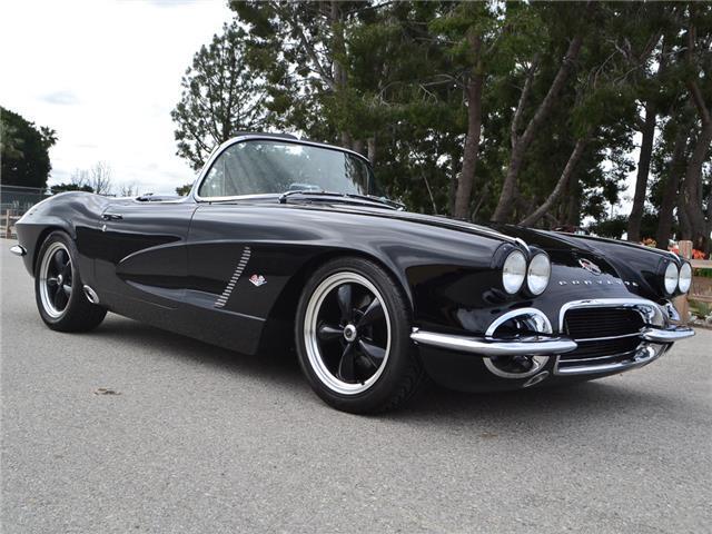 1962 Black Chevrolet Corvette Convertible