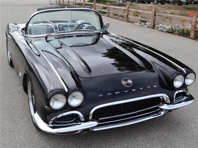1962 Black Chevrolet Corvette Convertible
