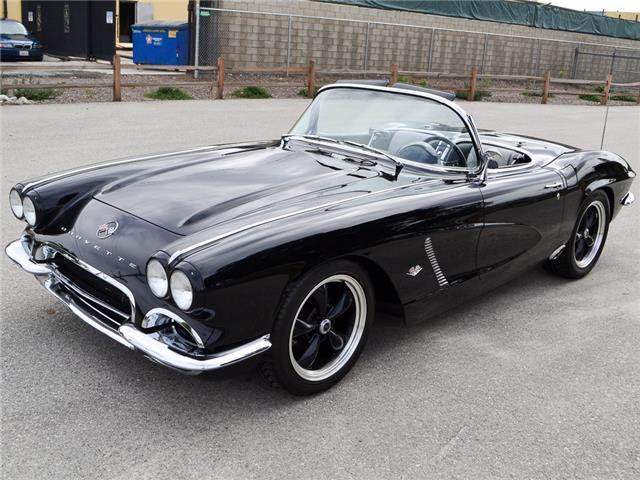 1962 Black Chevrolet Corvette Convertible