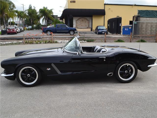 1962 Black Chevrolet Corvette Convertible