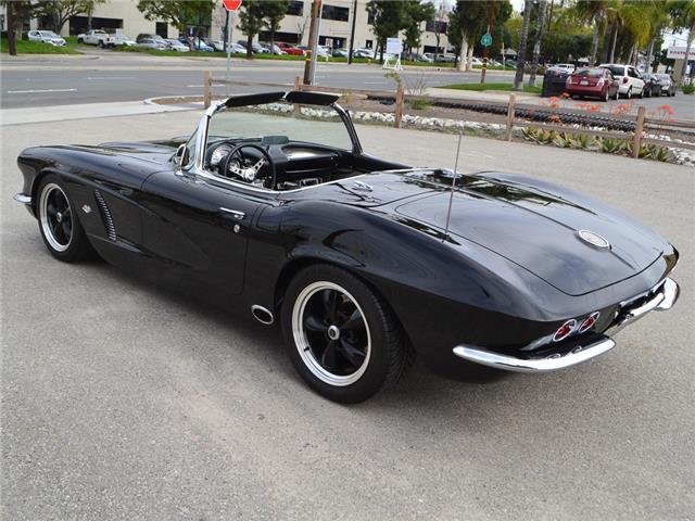 1962 Black Chevrolet Corvette Convertible