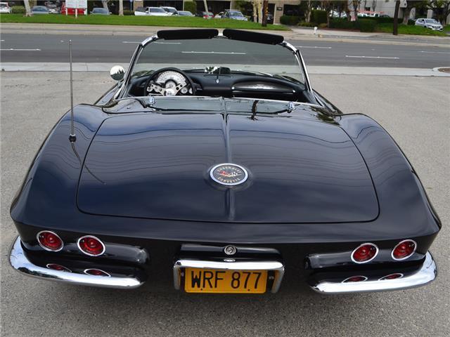 1962 Black Chevrolet Corvette Convertible