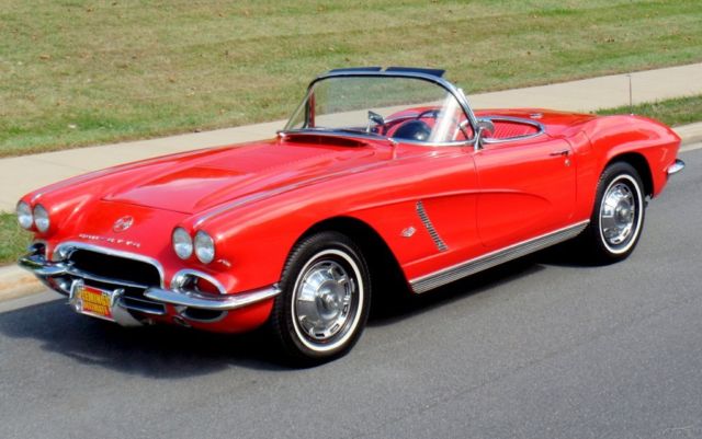 1962 Red Chevrolet Corvette Convertible