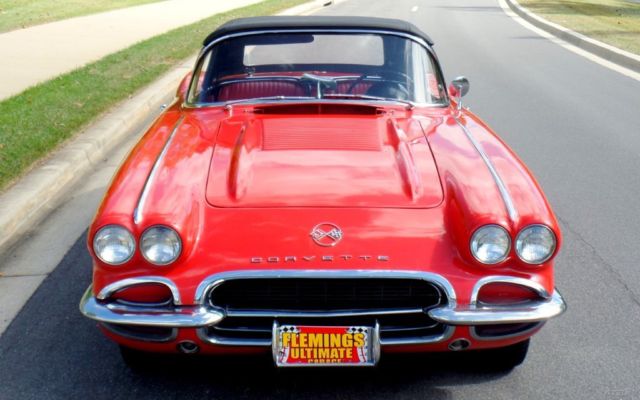 1962 Red Chevrolet Corvette Convertible