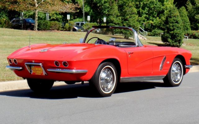 1962 Red Chevrolet Corvette Convertible