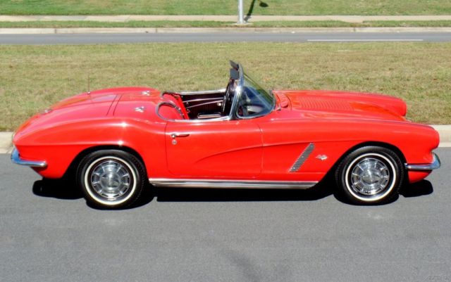 1962 Red Chevrolet Corvette Convertible