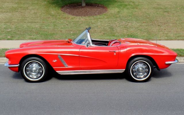 1962 Red Chevrolet Corvette Convertible