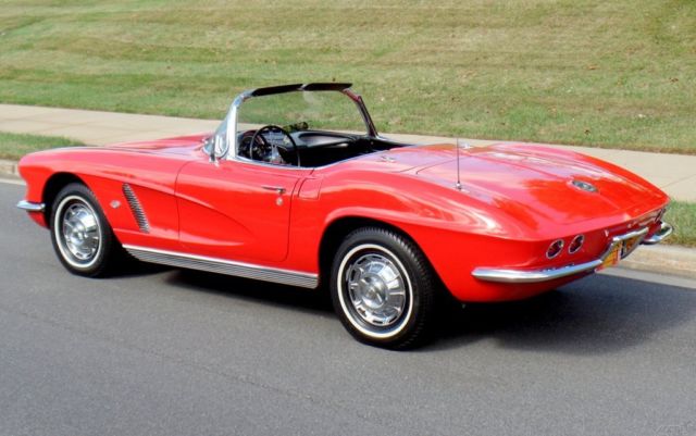1962 Red Chevrolet Corvette Convertible