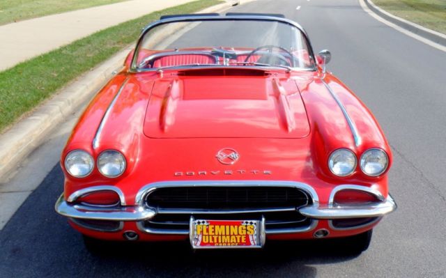 1962 Red Chevrolet Corvette Convertible