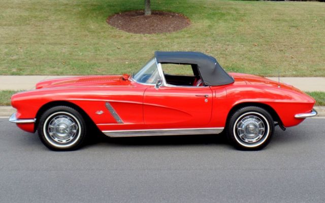 1962 Red Chevrolet Corvette Convertible