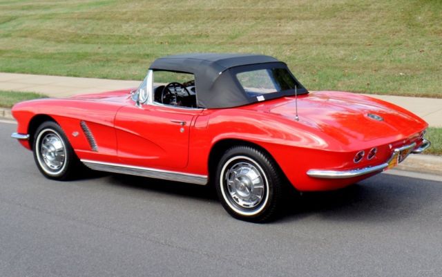 1962 Red Chevrolet Corvette Convertible