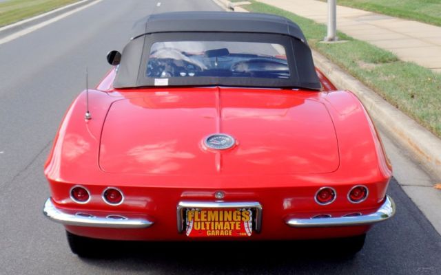 1962 Red Chevrolet Corvette Convertible
