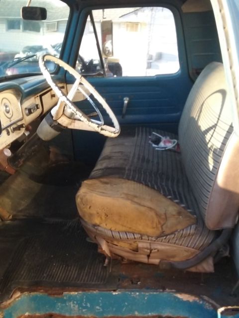 1962 Blue Ford F-100 Standard Cab Pickup