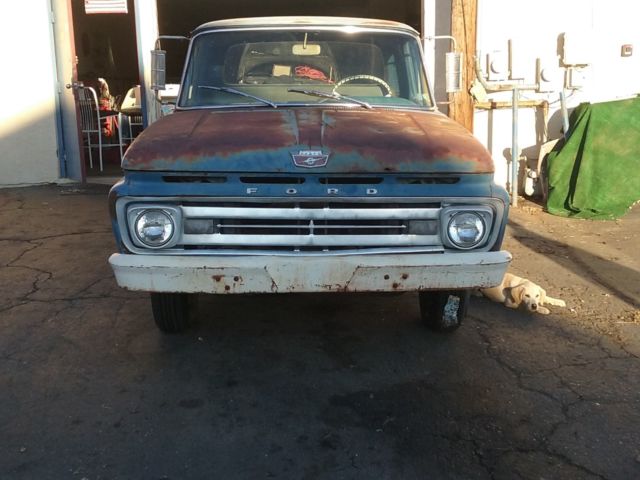 1962 Blue Ford F-100 Standard Cab Pickup