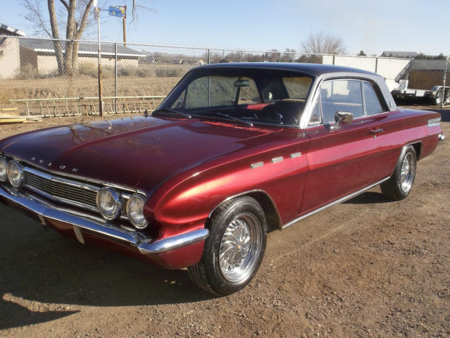 1962 Maroon/Grey Buick Skylark Coupe