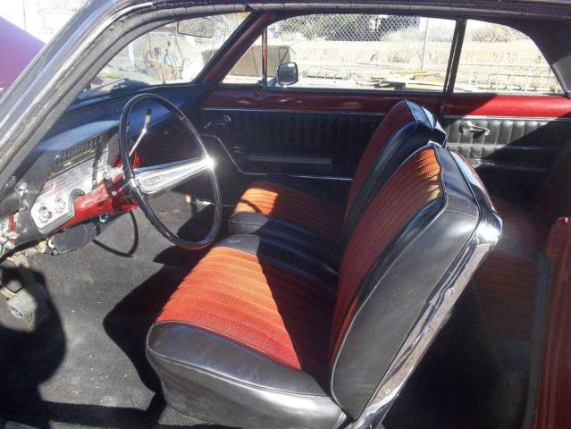 1962 Maroon/Grey Buick Skylark Coupe