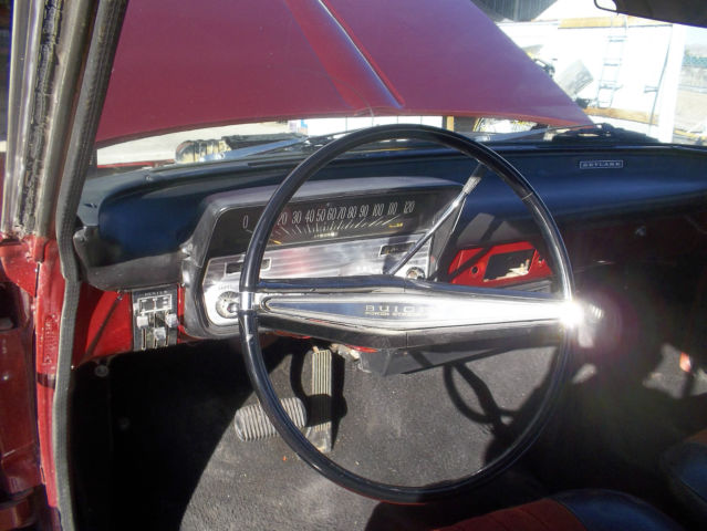 1962 Maroon/Grey Buick Skylark Coupe