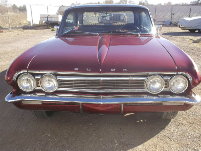 1962 Maroon/Grey Buick Skylark Coupe