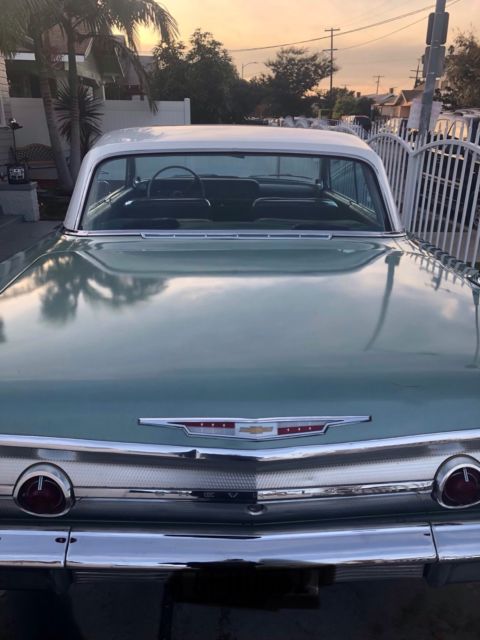 1962 Mint Green Chevrolet Impala Coupe