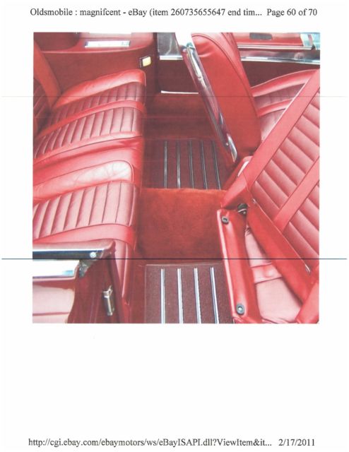 1962 Oldsmobile Starfire Convertible