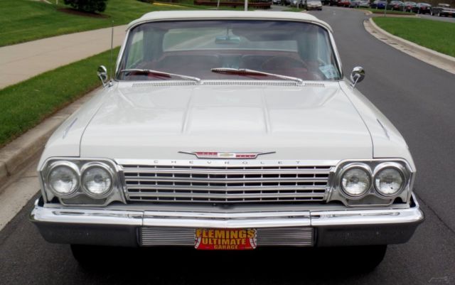 1962 White Chevrolet Impala Convertible