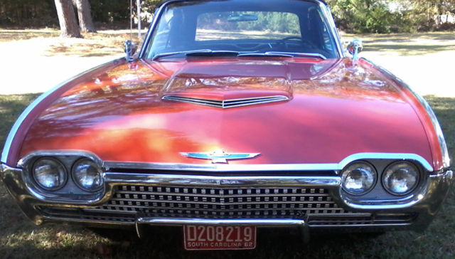 1962 Red Ford Thunderbird Convertible