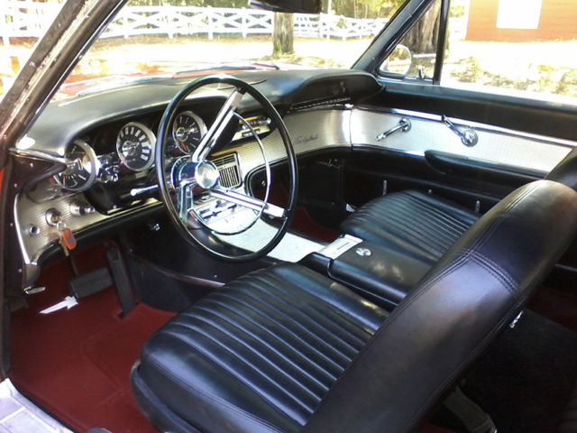 1962 Red Ford Thunderbird Convertible