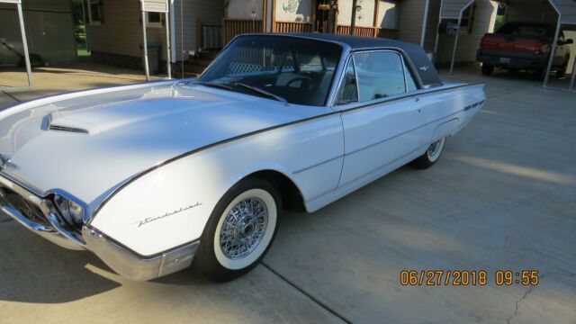 1962 Extreme White w/Black Top Ford Thunderbird aka: Bullet Bird