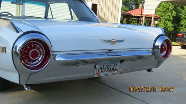 1962 Extreme White w/Black Top Ford Thunderbird aka: Bullet Bird