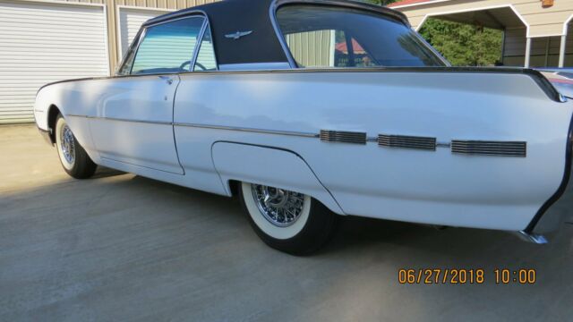 1962 Extreme White w/Black Top Ford Thunderbird aka: Bullet Bird