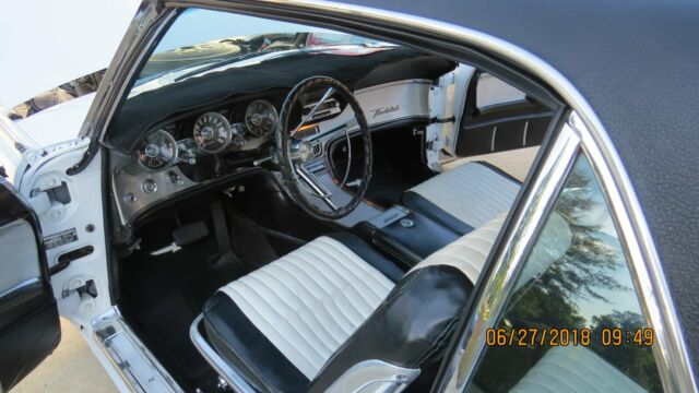 1962 Extreme White w/Black Top Ford Thunderbird aka: Bullet Bird