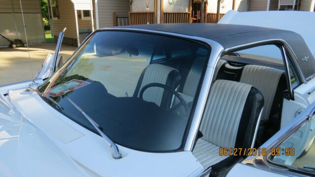 1962 Extreme White w/Black Top Ford Thunderbird aka: Bullet Bird