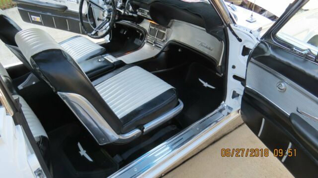 1962 Extreme White w/Black Top Ford Thunderbird aka: Bullet Bird