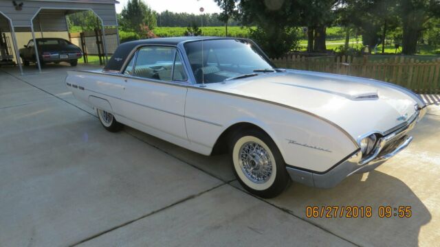 1962 Extreme White w/Black Top Ford Thunderbird aka: Bullet Bird