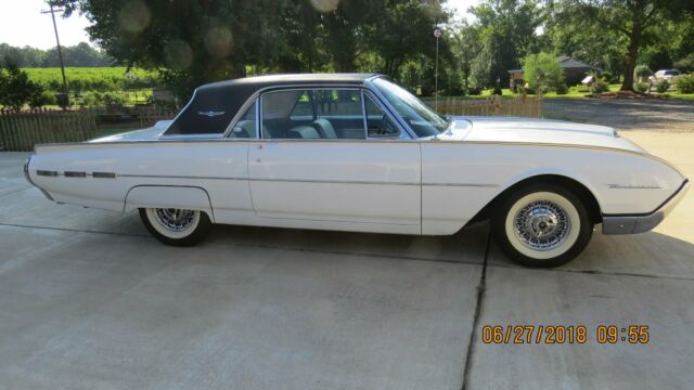 1962 Extreme White w/Black Top Ford Thunderbird aka: Bullet Bird