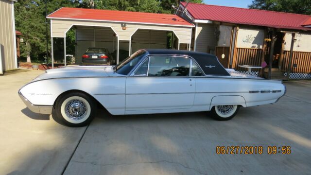 1962 Extreme White w/Black Top Ford Thunderbird aka: Bullet Bird