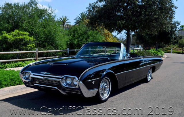 1962 Black Ford Thunderbird Convertible