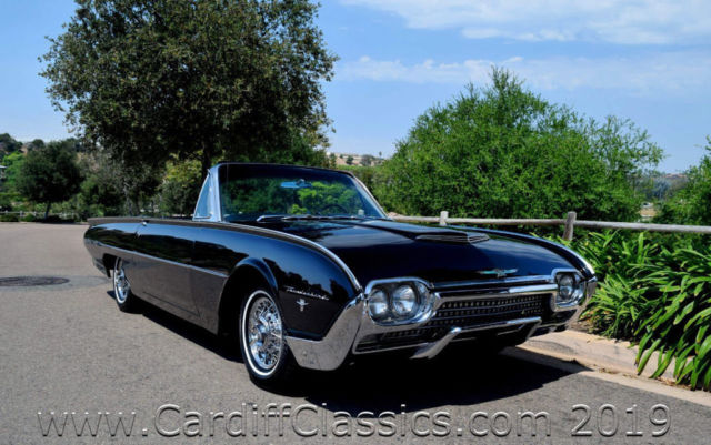 1962 Black Ford Thunderbird Convertible