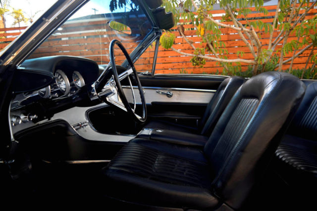 1962 Black Ford Thunderbird Convertible
