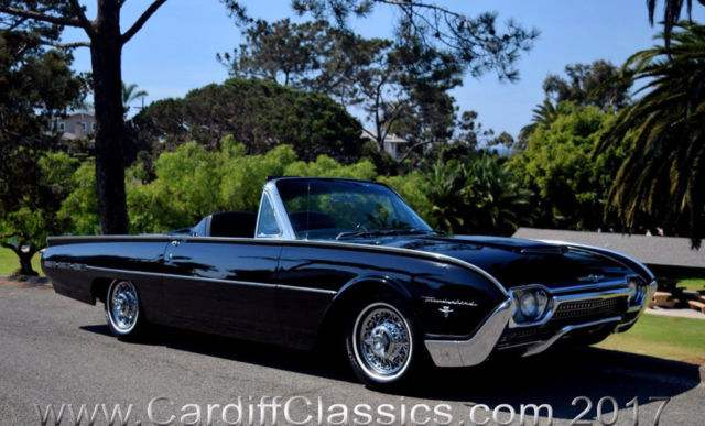 1962 Black Ford Thunderbird Convertible